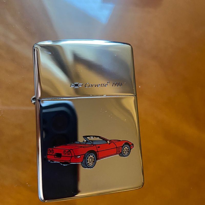 Zippo Corvette 1986 - Raro - Edição Limitada | Produto Masculino