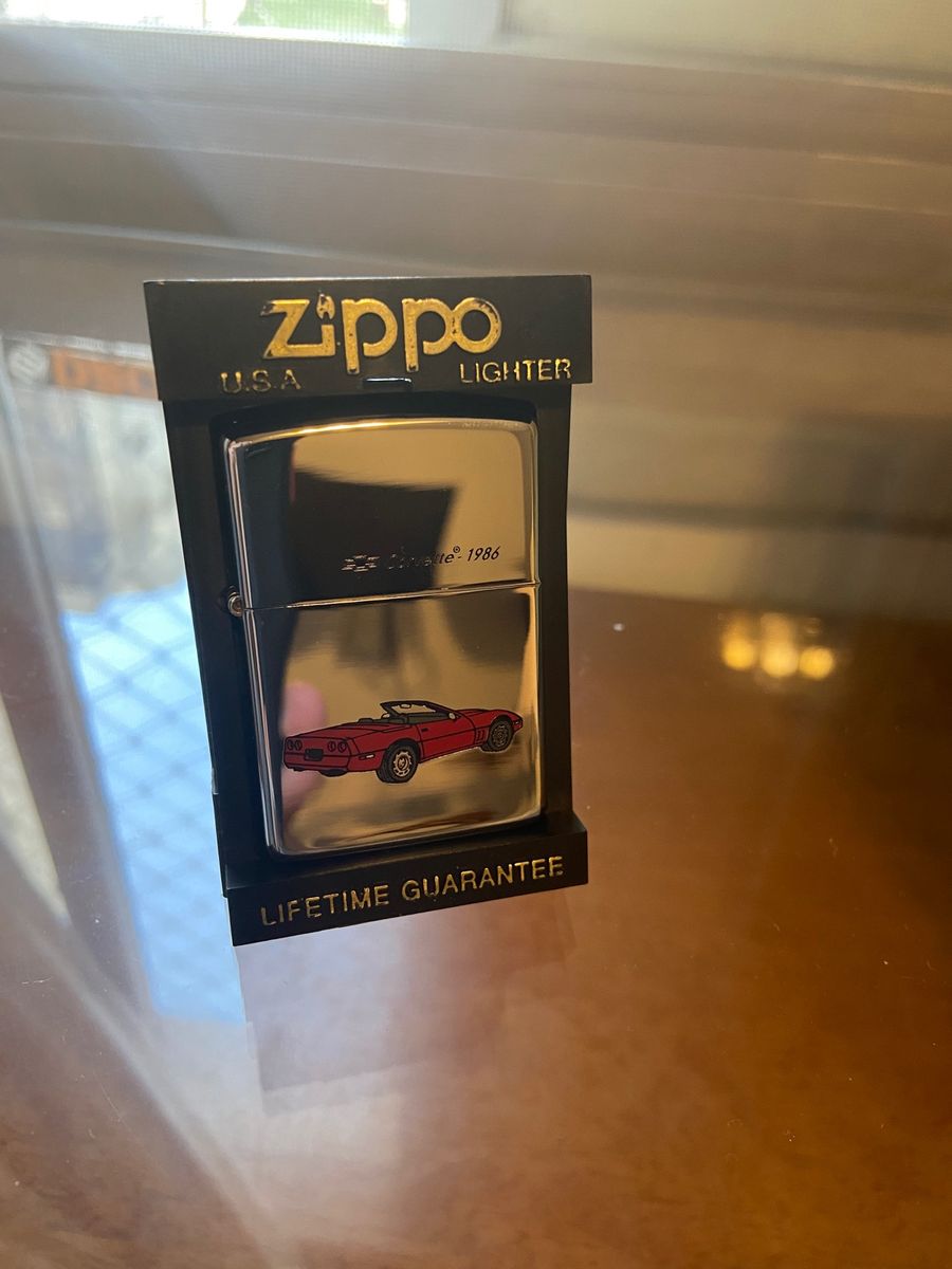 I'mmtCORVETTE25ANNIVERSARY コルベットZIPPO Zippo Corvette 1986 - Raro - Edição Limitada | Produto Masculino