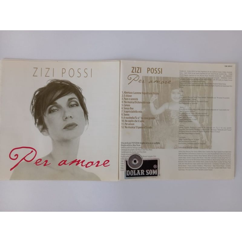 Zizi Possi Per Amore Item de M sica Polygram Usado 82176876